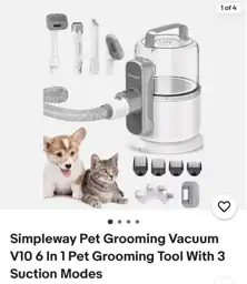 Simpleway Pet Grooming Vacuum V10 — Photo 1