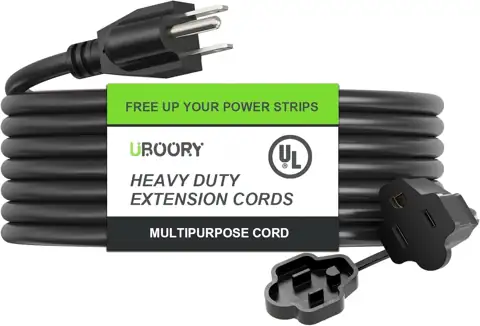 Outdoor Extension Cord Waterproof 5ft,… — Photo 1