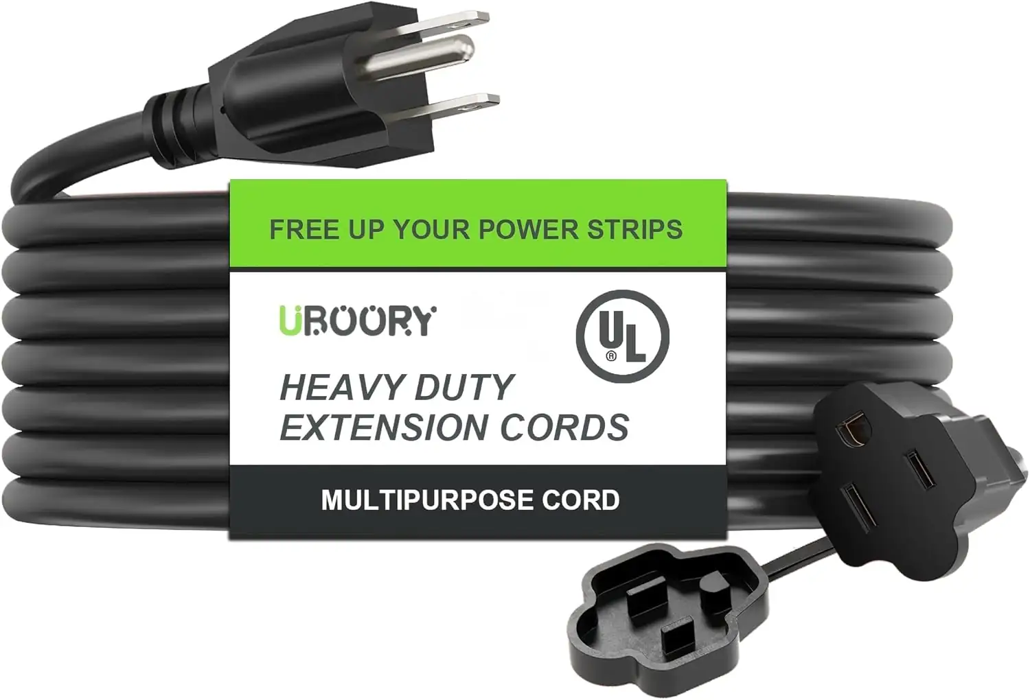 Outdoor Extension Cord Waterproof 5ft,… — Photo 1