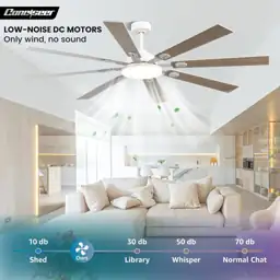 72-Inch Ceiling Fan w/Lights &… — Photo 2