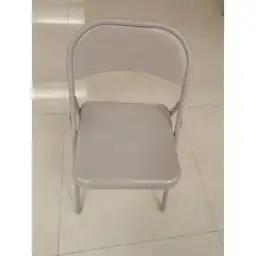 Steel Folding Chair-Beige (Qty 8) — Photo 2