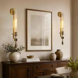 LIGHTLAND Gold Wall Sconces Set… — Photo 1