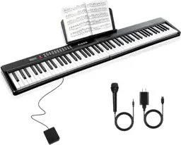 88 Key SEMI-Weighted Keyboard Piano… — Photo 1