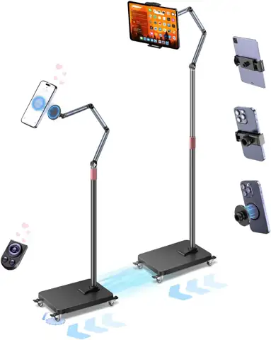 Rolling Tablet Floor Stand with… — Photo 1