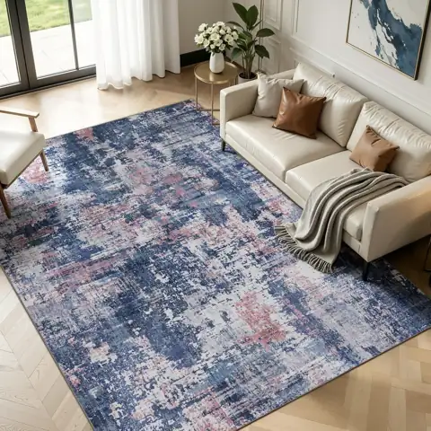 Sasttie 10x14 Washable Area Rug,… — Photo 1