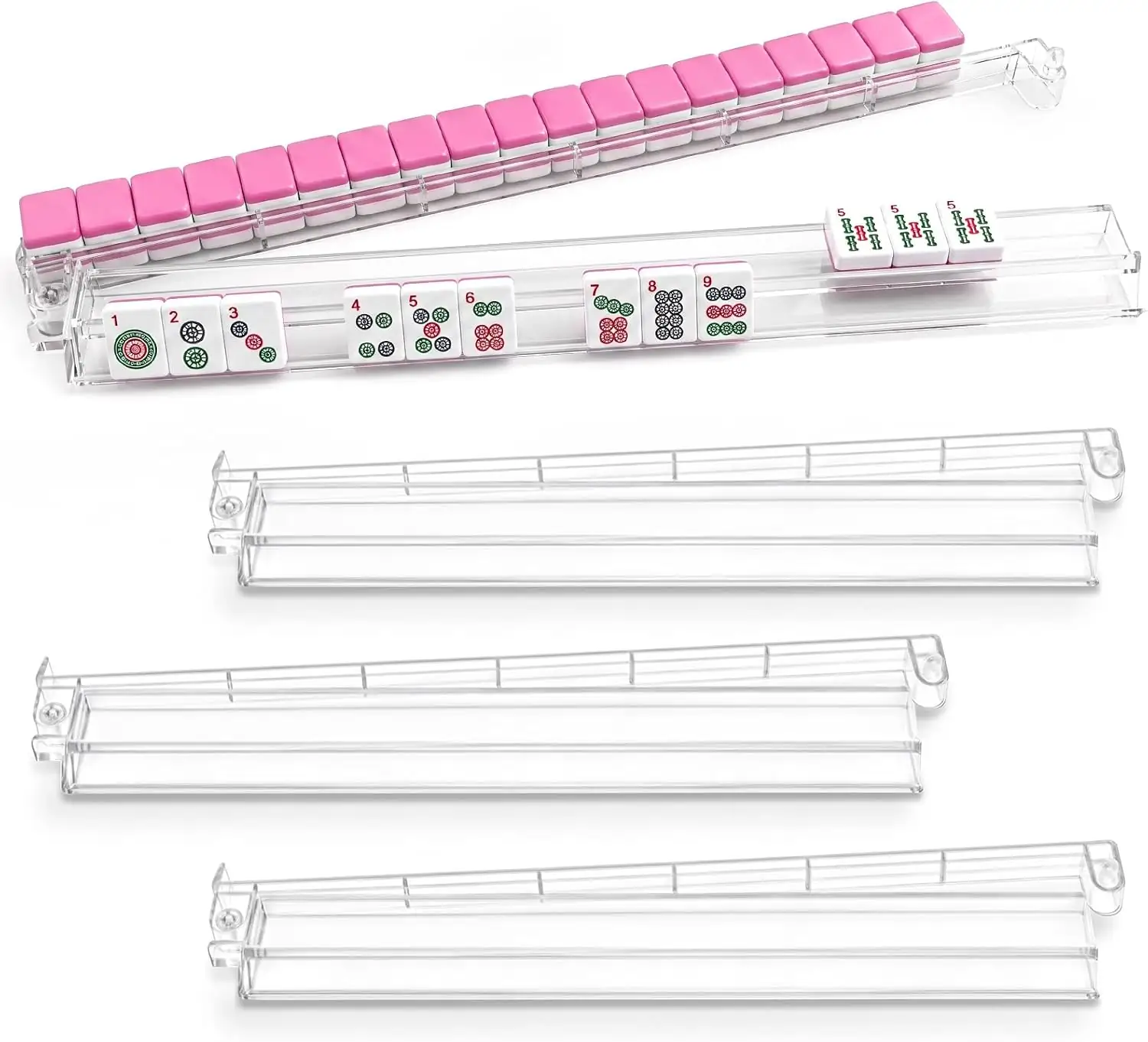 CAYOULR Mahjong Racks with Pushers… — Photo 1
