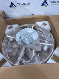 20" Caged Ceiling Fan with… — Photo 3
