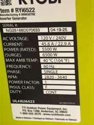 6500-Watt Gasoline Powered Inverter Generator… — Photo 7