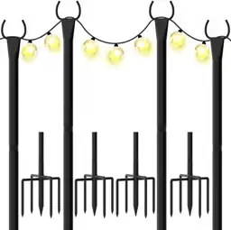 String Light Poles 4-Pack -… — Photo 1