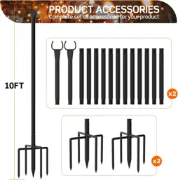 String Light Poles 4-Pack -… — Photo 2