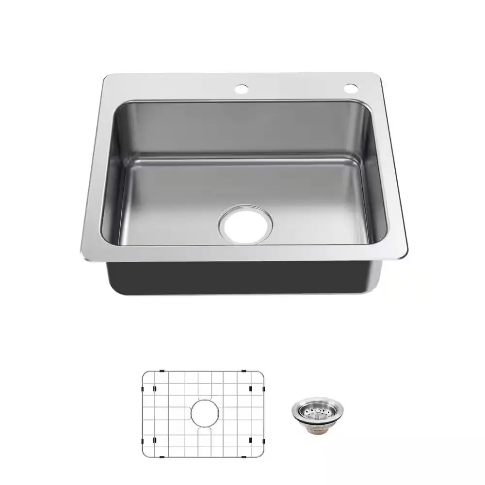 Bratten Drop-In/Undermount 18G Stainless Steel… — Photo 1