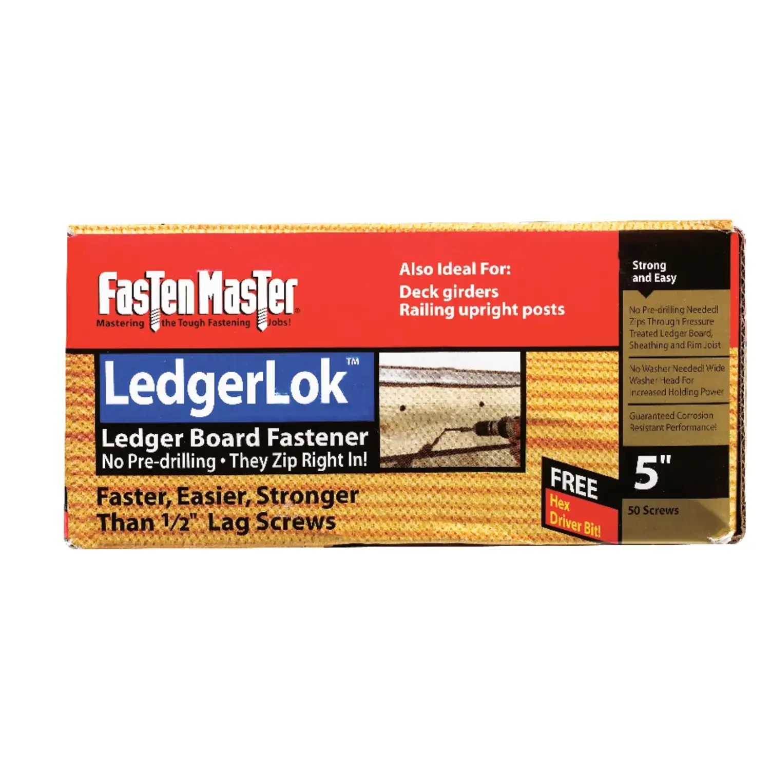 FastenMaster LedgerLok 5 in. L… — Photo 1