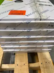 White Carrara Herringbone 12.4 x… — Photo 4