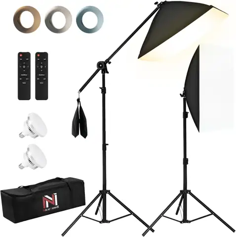 NiceVeedi 85W Photography Lighting Kit,… — Photo 1