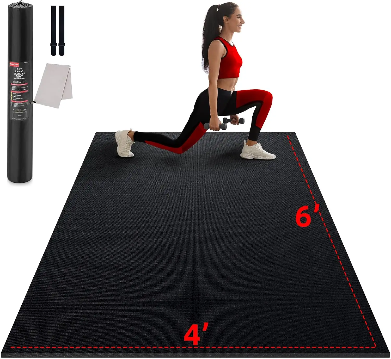 GymCope Large Exercise Mat for… — Photo 1