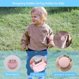 Waterproof AirTag Holder for Kids… — Photo 2