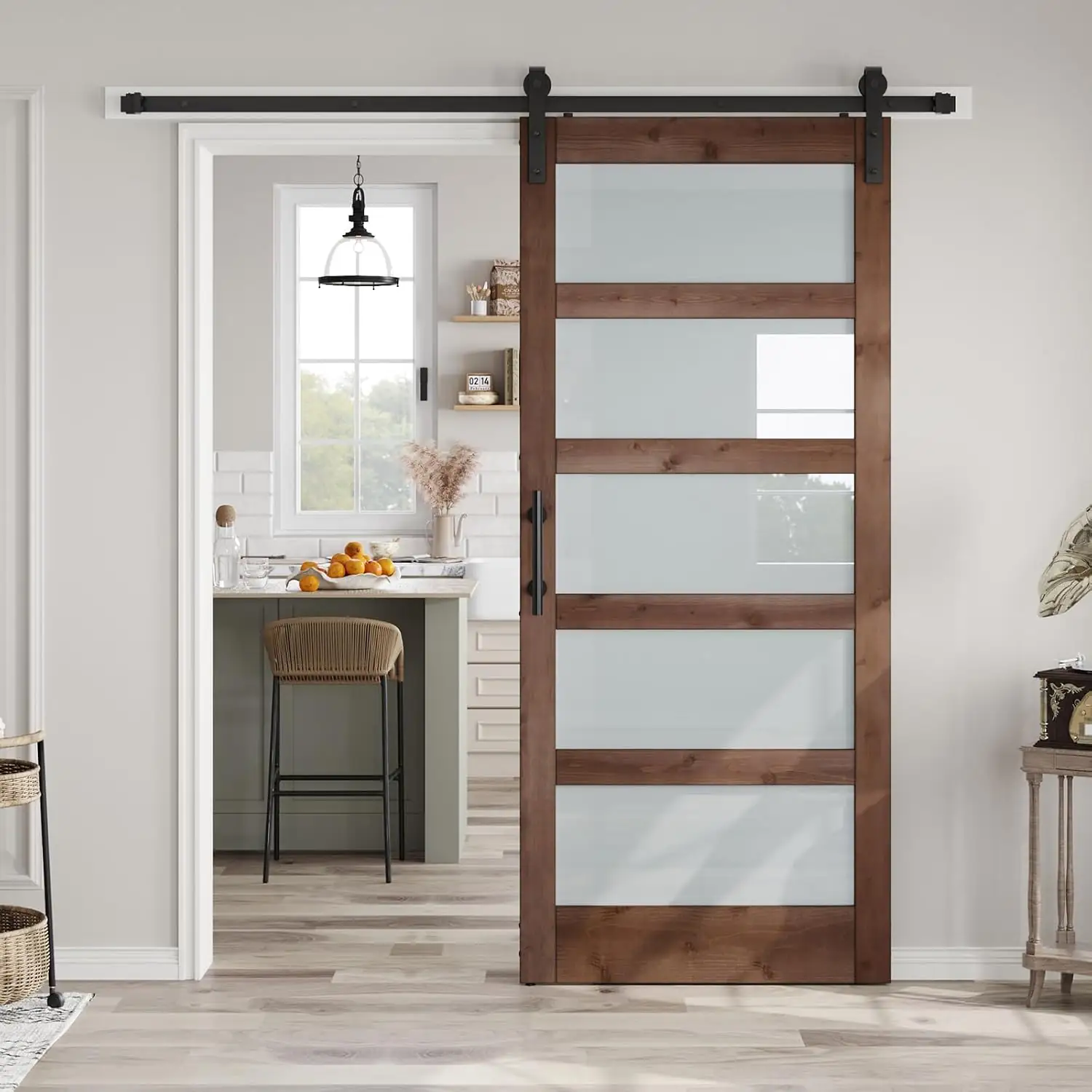 36x84 in Glass Sliding Brown… — Photo 1