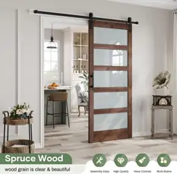 36x84 in Glass Sliding Brown… — Photo 2