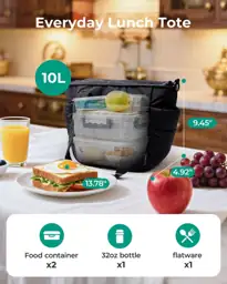 BAGSMART Insulated Lunch Bag Tote… — Photo 2