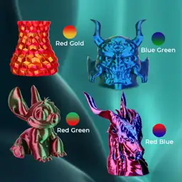 AMOLEN Silk PLA 1.75mm Dual-Color… — Photo 2