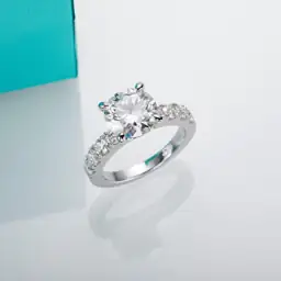 AnuClub Moissanite Engagement Ring 4.3cttw… — Photo 2