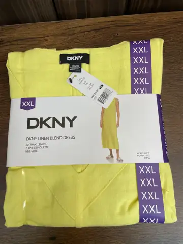 DKNY Linen Blend Dress — Photo 1