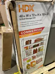 HDX 6-Tier Commercial Grade Steel… — Photo 3