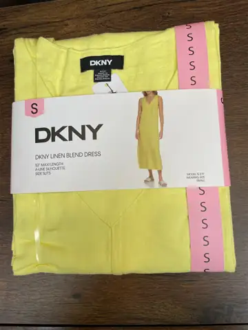DKNY Linen Blend Dress — Photo 1
