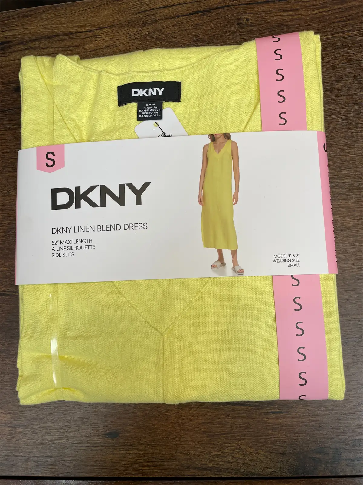 DKNY Linen Blend Dress — Photo 1