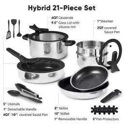 Carote 21-Piece Stainless Steel Cookware… — Photo 2