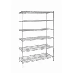 Silver 6-Tier Heavy Duty Metal… — Photo 1