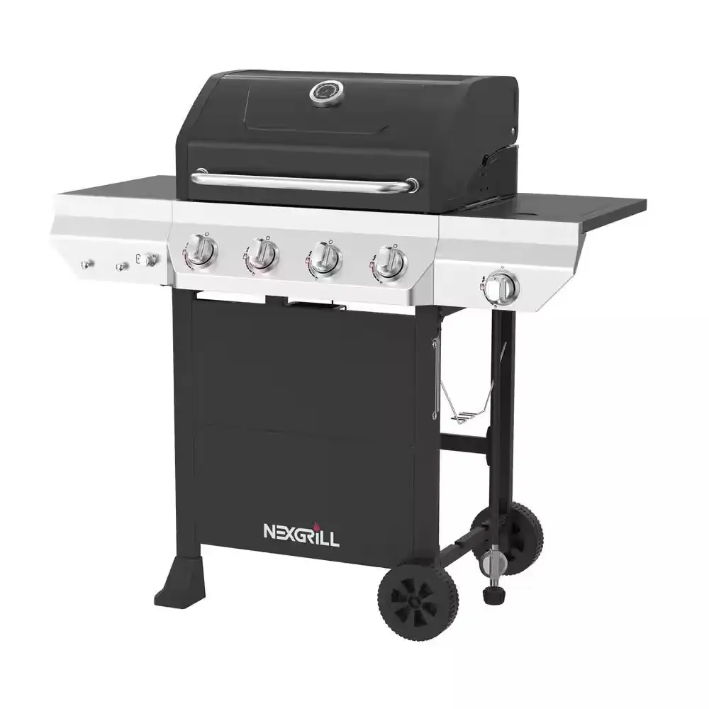 4-Burner Gas Grill with Side… — Photo 1