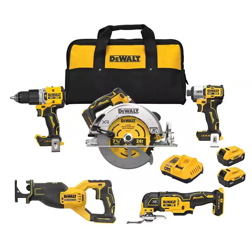 DEWALT 20V Lithium-Ion Cordless 5-Tool… — Photo 1