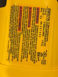 DeWalt 15 amps 12 in.… — Photo 7