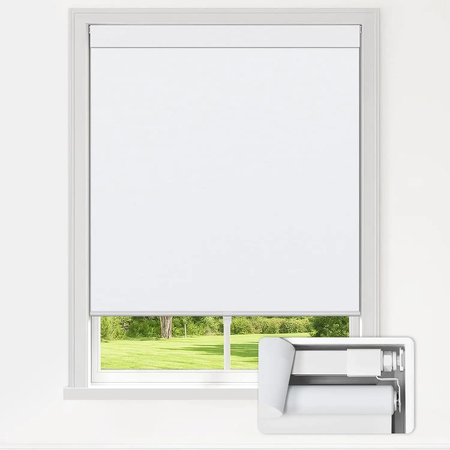 LazBlinds No Drill Blackout Roller… — Photo 1