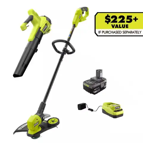 RYOBI ONE+ 18V Trimmer/Edger +… — Photo 1