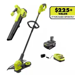 RYOBI ONE+ 18V Trimmer/Edger +… — Photo 1