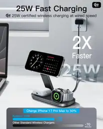 Apple 3-in-1 Charging Station, Qi2… — Photo 2