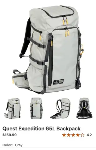 Quest Expedition 65L Backpack — Photo 1