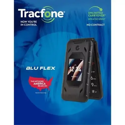 Tracfone BLU FLEX, 8GB, Black,… — Photo 1