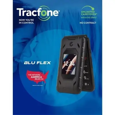Tracfone BLU FLEX, 8GB, Black,… — Photo 1