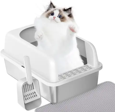 Prodigen Stainless Steel Cat Litter… — Photo 1