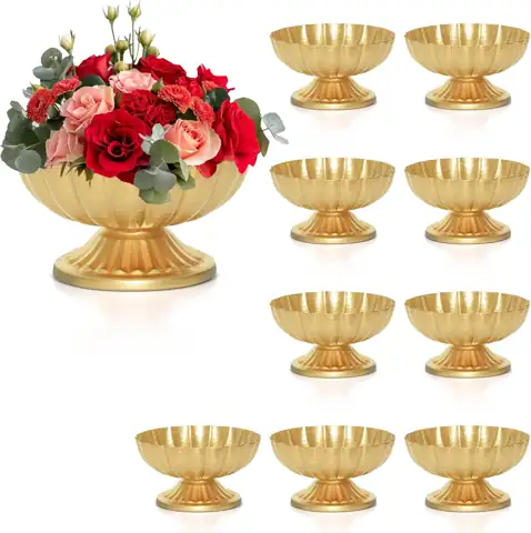 Gold Flower Vases for Centerpieces:… — Photo 1