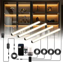 Black Shelf Lights, LED Bookcase… — Photo 1