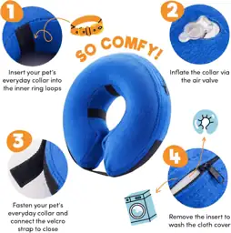 BENCMATE Inflatable Dog Cone Collar… — Photo 2