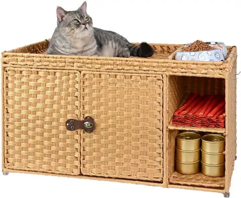 Cat Litter Box Enclosure Furniture,… — Photo 1