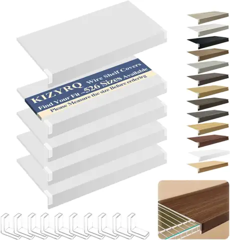 5-Pack Wire Shelf Covers 18x12x2… — Photo 1
