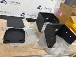 4PCS 8x8 Post Base Black… — Photo 2