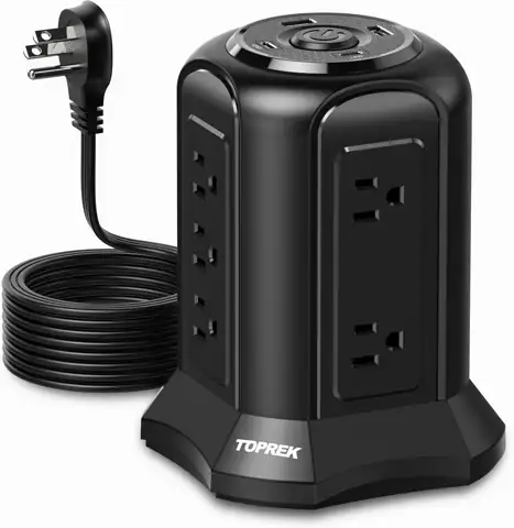 Tower Power Strip Surge Protector… — Photo 1