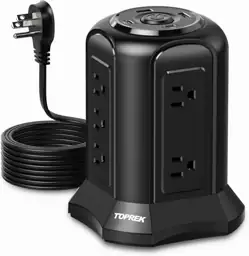 Tower Power Strip Surge Protector… — Photo 1